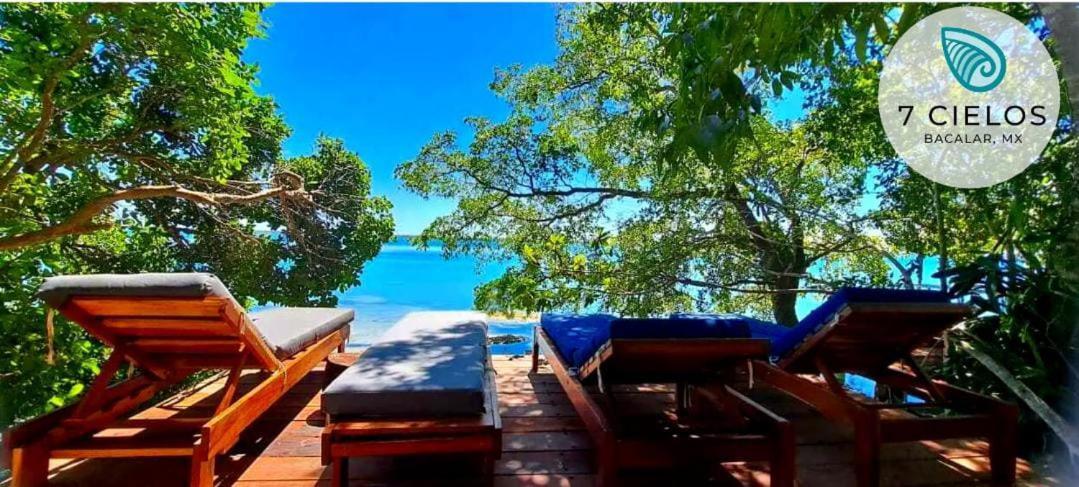 7 Cielos Bacalar. Exterior foto