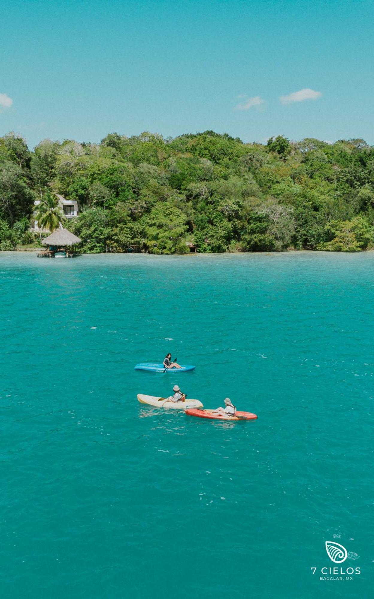 7 Cielos Bacalar. Exterior foto
