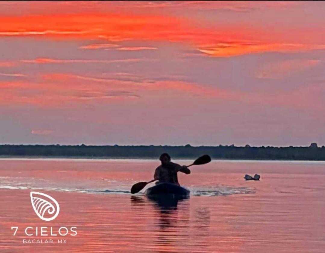 7 Cielos Bacalar. Exterior foto